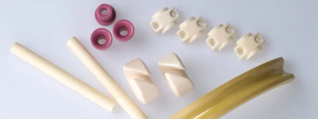 جلب وأدلة وقضبان من السيراميك كقطع تآكل